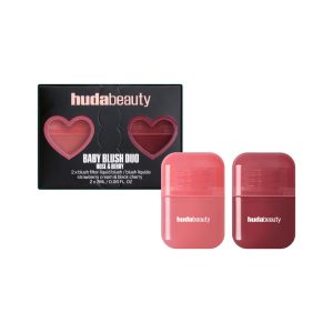 Huda Beauty Baby Blush Duo Rose And Berry